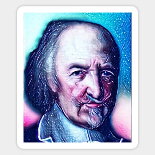 Thomas Hobbes Snowy Portrait | Thomas Hobbes Artwork 13 Magnet